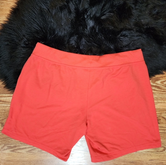 Athletic Works Essential Athleisure Gym Shorts Coral Women's Size XL (16/18) - Picture 2 of 4